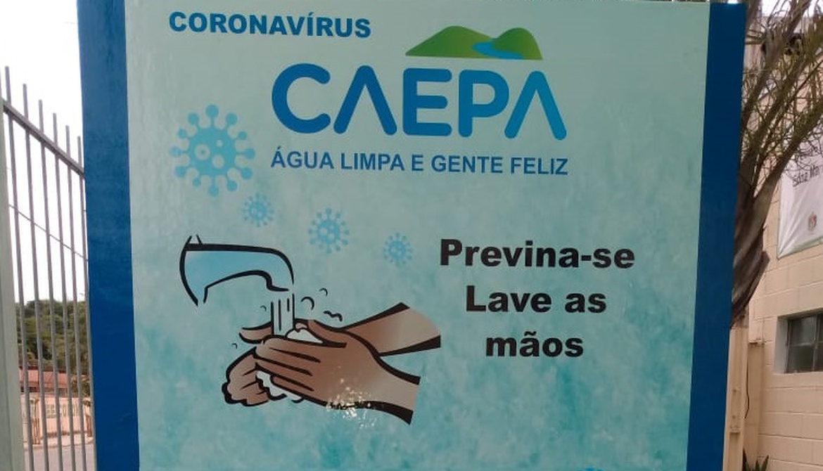 CAEPA instala lavatórios para higienização das mãos