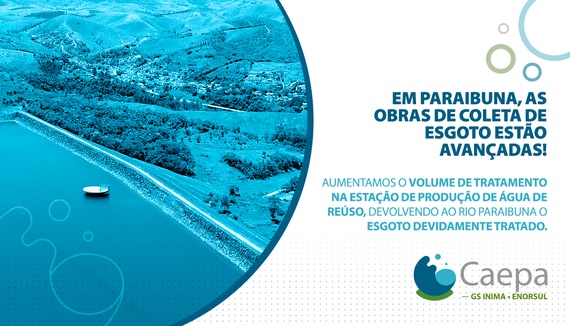 Em Paraibuna, as obras de coleta de esgoto estão avançadas!
