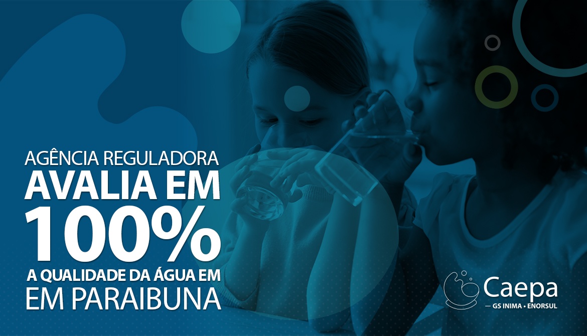 CAEPA garante 100% a qualidade da água em Paraibuna